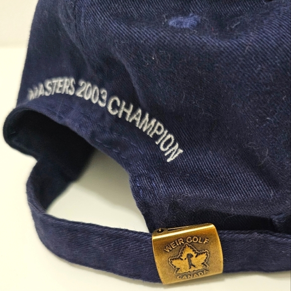 Golf Masters 2003 Champion Weir Golf Canada Hat - Picture 6 of 16
